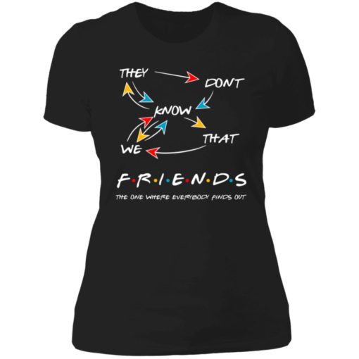 They Don’t Know We That Friends The One Where Everybody Finds Out Shirt