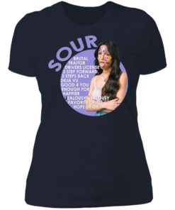 Olivia Rodrigo sour brutal traitor drivers license 2 step forward shirt