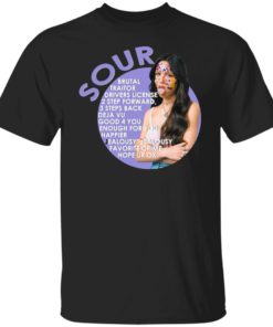 Olivia Rodrigo sour brutal traitor drivers license 2 step forward shirt