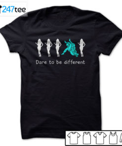 Jiu jitsu dare to be lady different T-shirt