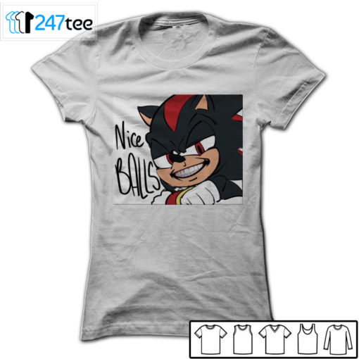 sonic nice balls with human teeth smile T-shirt, Hoodie