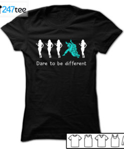 Jiu jitsu dare to be lady different T-shirt