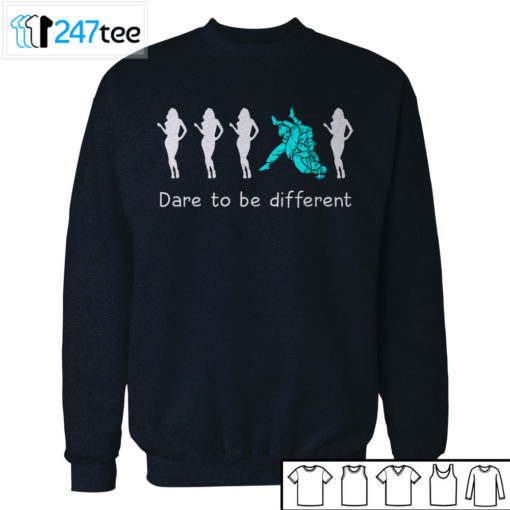 Jiu jitsu dare to be lady different T-shirt