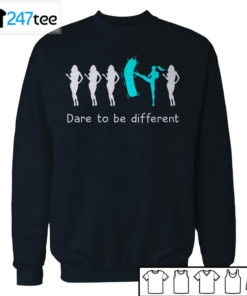 Kickboxing dare to be lady different T-shirt