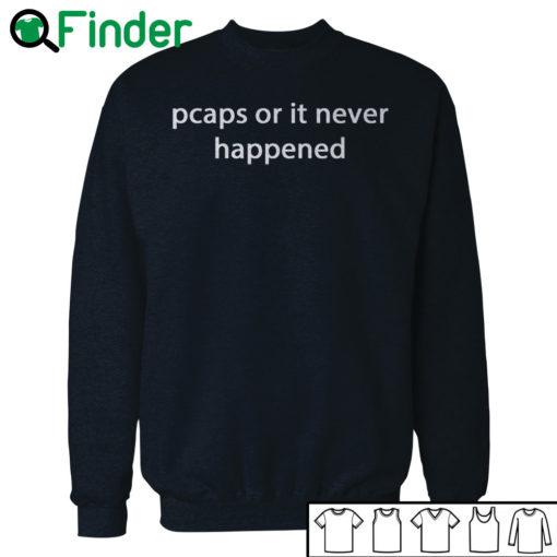 Pcaps or it never happened T-shirt, Hoodie