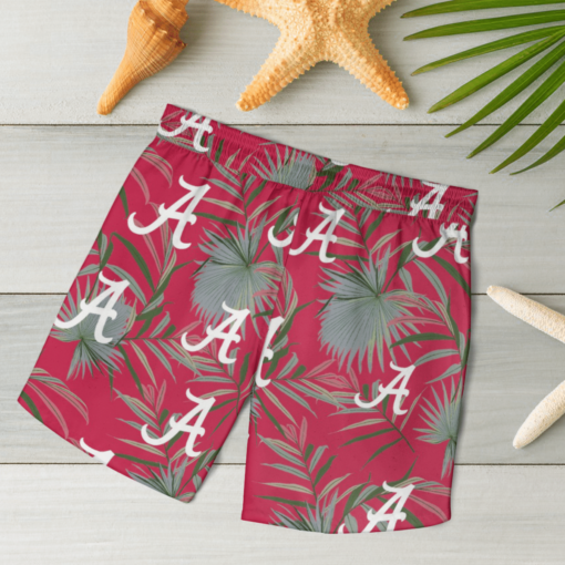 ALABAMA CRIMSON TIDE Hawaiian Shirts, Beach Short