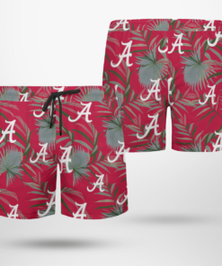 ALABAMA CRIMSON TIDE Hawaiian Shirts, Beach Short