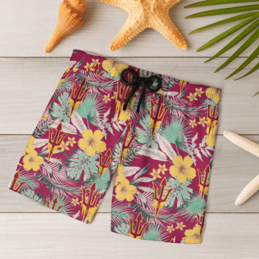 Arizona State Sun Devils Hawaiian Shirts, Beach Short