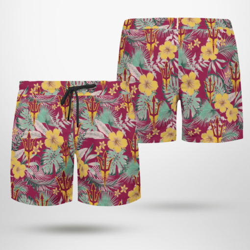 Arizona State Sun Devils Hawaiian Shirts, Beach Short