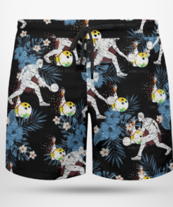 BOWLING Hawaiian Shirts, Beach Short