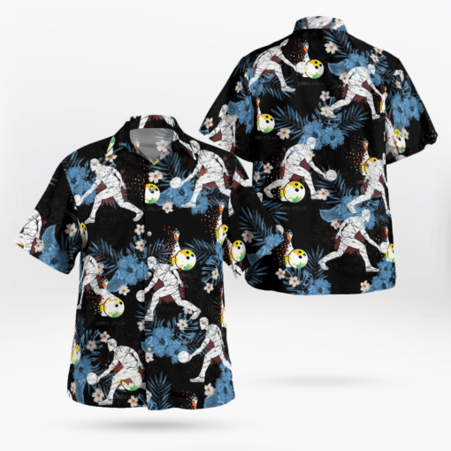 BOWLING Hawaiian Shirts, Beach Short