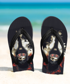 Baileys Irish Cream Baileys Flip Flops, beach sandals, pool slippers, shower shoes