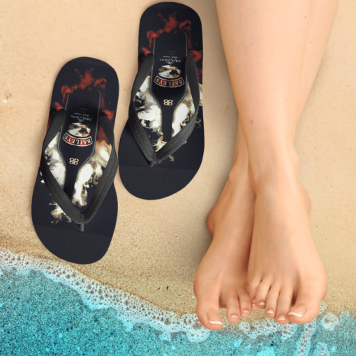 Baileys Irish Cream Baileys Flip Flops, beach sandals, pool slippers, shower shoes