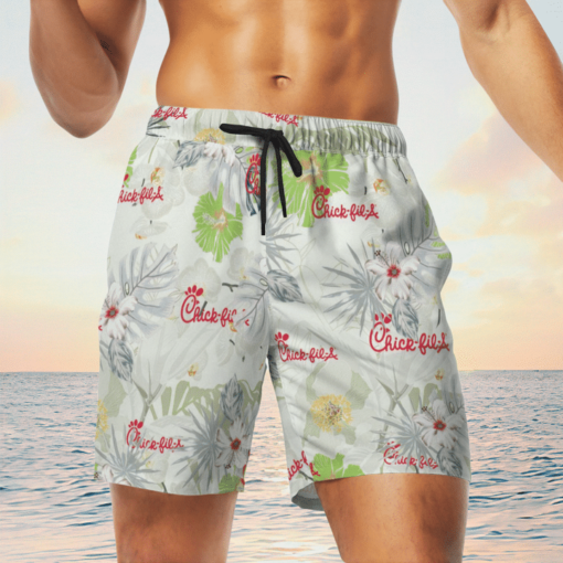 Chick Fil A Hawaiian Shirts, Beach Short0