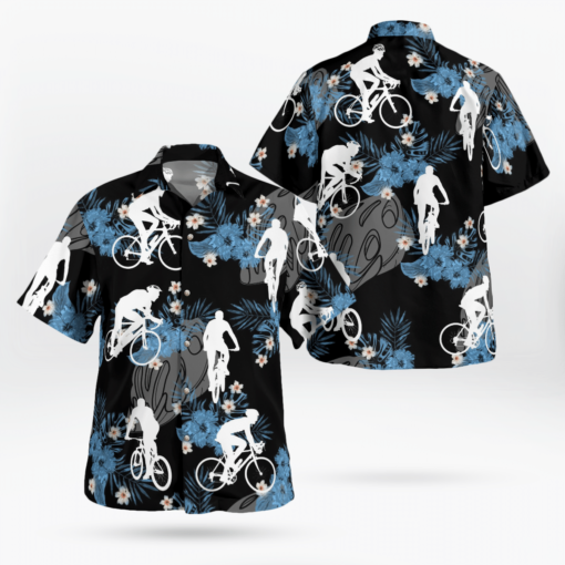 Cycling Hawaiian Shirts, Beach Short