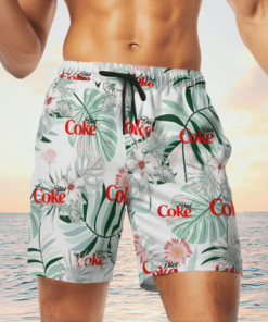 Diet Coke Hawaiian Shirts, Beach Short1