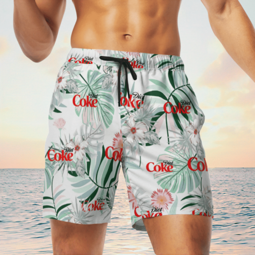 Diet Coke Hawaiian Shirts, Beach Short1