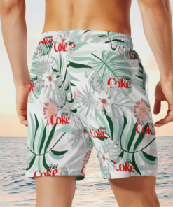 Diet Coke Hawaiian Shirts, Beach Short1