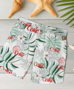 Diet Coke Hawaiian Shirts, Beach Short1