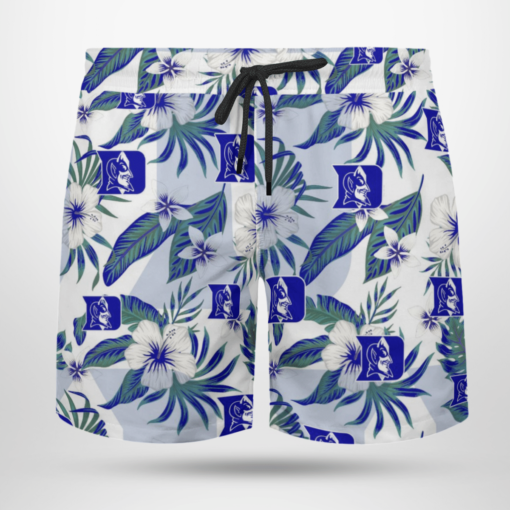 Duke Blue Devils Hawaiian Shirts, Beach Short