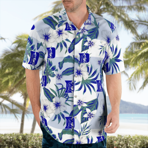 Duke Blue Devils Hawaiian Shirts, Beach Short