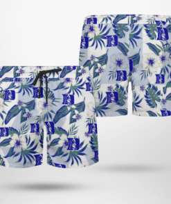 Duke Blue Devils Hawaiian Shirts, Beach Short