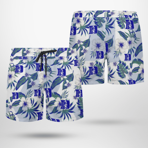 Duke Blue Devils Hawaiian Shirts, Beach Short