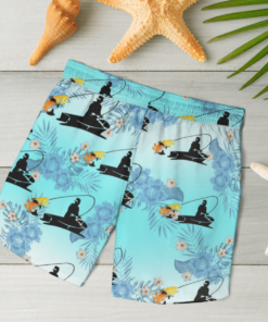 FISHING Hawaiian Shirts, Beach Short