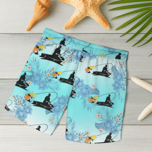 FISHING Hawaiian Shirts, Beach Short