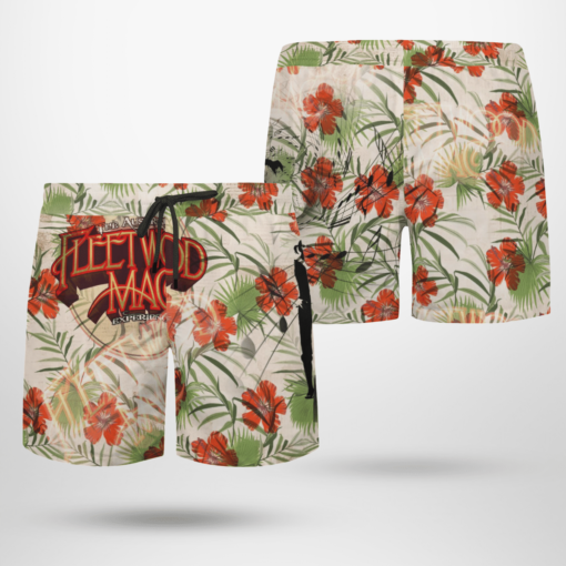 Fleetwood Mac Band Hawaiian Shirts, Beach Short