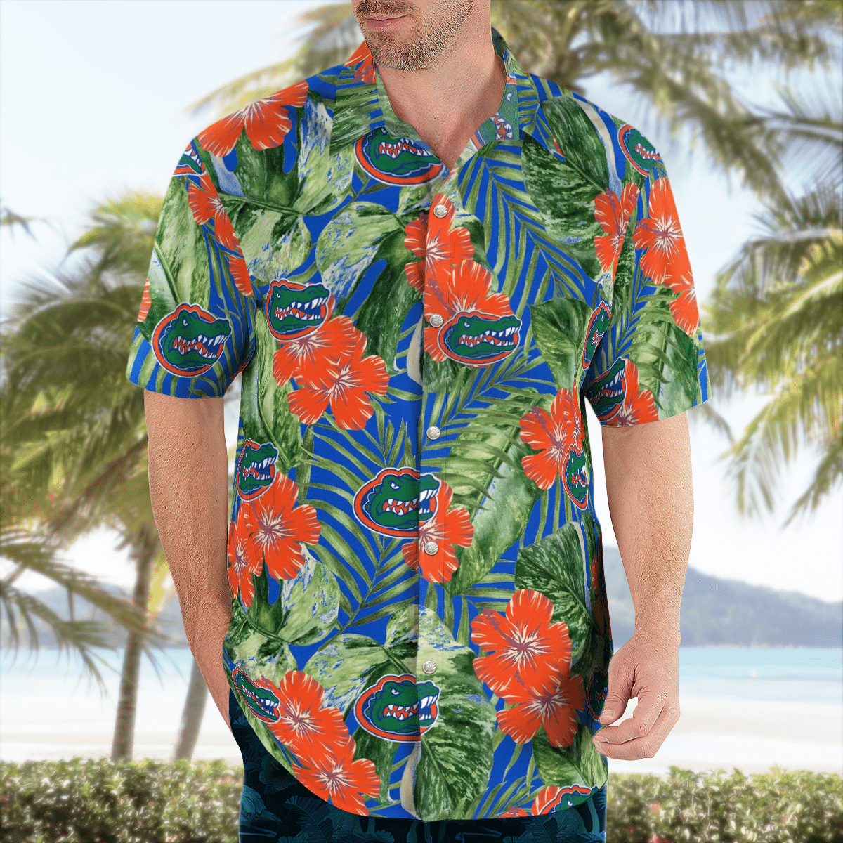 Florida Gators Hawaiian Shirts, Beach Short - Q-Finder Trending Design ...