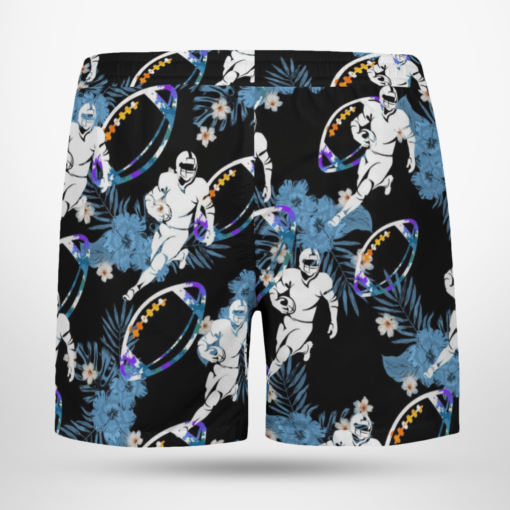 Football Hawaiian Shirts, Beach Short