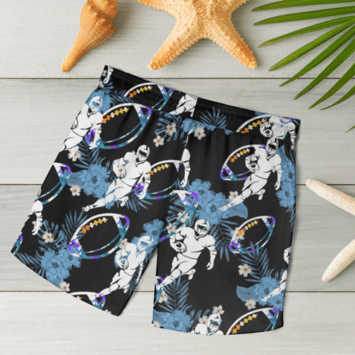 Football Hawaiian Shirts, Beach Short