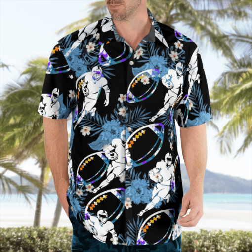 Football Hawaiian Shirts, Beach Short