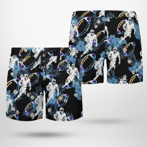 Football Hawaiian Shirts, Beach Short