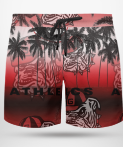 Georgia Bulldogs Hawaiian Shirts, Beach Short