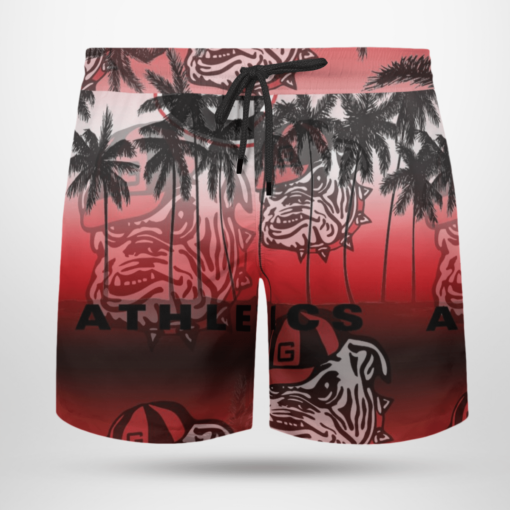 Georgia Bulldogs Hawaiian Shirts, Beach Short