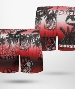 Georgia Bulldogs Hawaiian Shirts, Beach Short