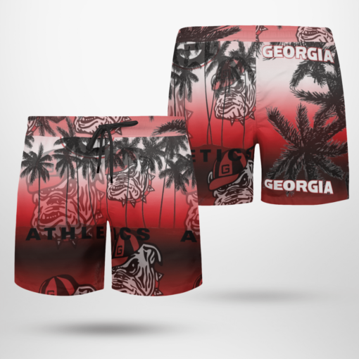 Georgia Bulldogs Hawaiian Shirts, Beach Short