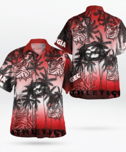 Georgia Bulldogs Hawaiian Shirts, Beach Short