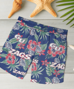 Gonzaga Bulldogs Hawaiian Shirts, Beach Short