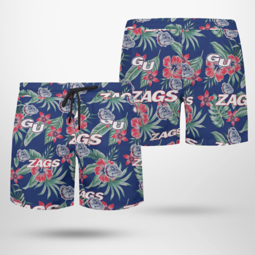 Gonzaga Bulldogs Hawaiian Shirts, Beach Short