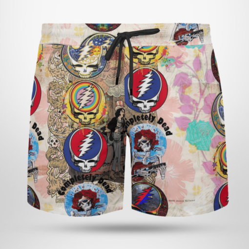 Grateful Dead Band Hawaiian Shirts, Beach Short