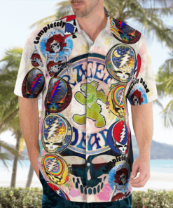 Grateful Dead Band Hawaiian Shirts, Beach Short