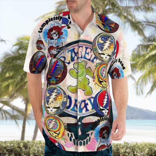 Grateful Dead Band Hawaiian Shirts, Beach Short