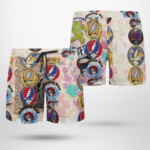 Grateful Dead Band Hawaiian Shirts, Beach Short