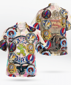 Grateful Dead Band Hawaiian Shirts, Beach Short