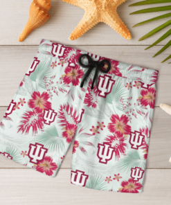 Indiana Hoosiers Hawaiian Shirts, Beach Short