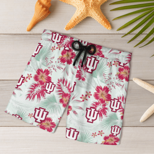 Indiana Hoosiers Hawaiian Shirts, Beach Short