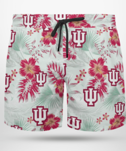 Indiana Hoosiers Hawaiian Shirts, Beach Short